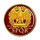 Metal 60% 40 resina cúpula Giftshop UK - Pin, diseño de bandera romana