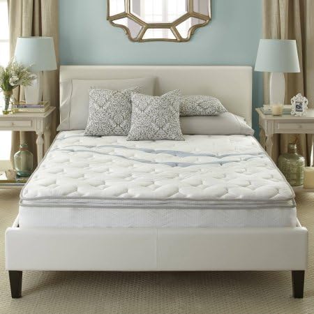 Contura Flex 10" Pillow-Top Cooling GelLux Foam and Individually Wrapped Coil Innerspring Hybrid Mattress with Edge Support, Twin XL