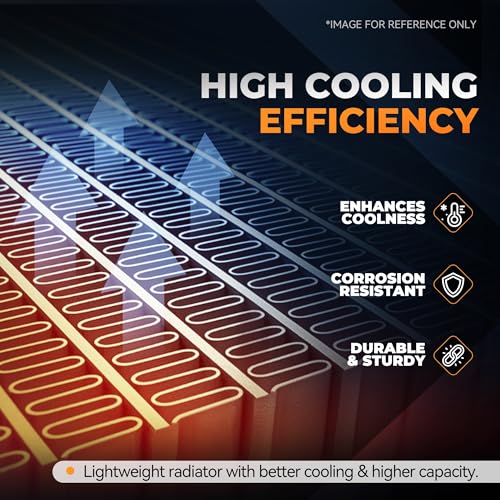 Image of Auto Dynasty 2480 Radiator for 2002-2008 Dodge Ram 1500 2500 3500 | 1-Row Cooling Radiator Fit 3.7L 4.7L 5.7L 5.9L V6 V8 Models, Aluminum Core, DPI 2480