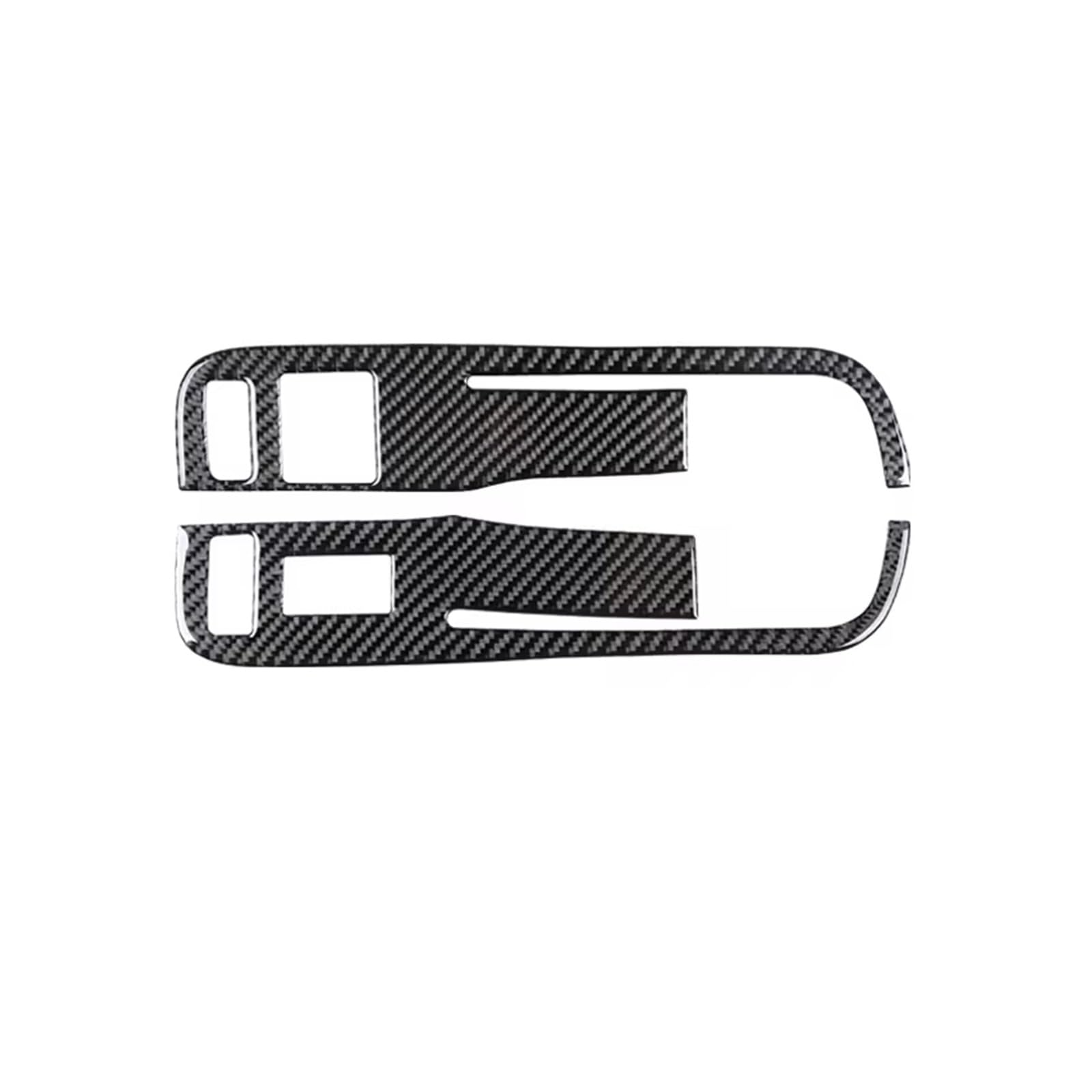 Car Accessory for Chevrolet for Camaro 2010 2011 2012 2013 2014 2015 LHD Carbon Fiber Car Window Lift Switch Panel Trim Decals Sticker Interior Mouldings(A Black)