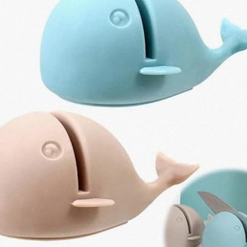 漫画の楽しい小さなクジラの包丁研ぎ器、インターネットの有名人のクイックキッチンガジェット砥石、漫画の砥石