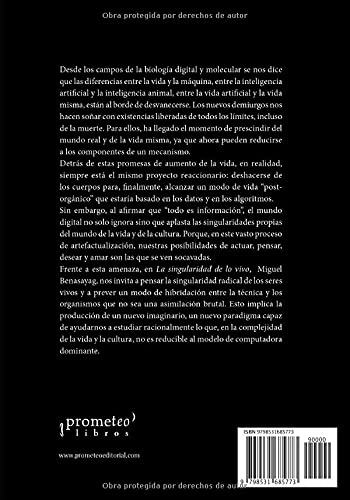 Miniatura 2 de La singularidad de lo vivo La apocalíptica relación entre humanos y algoritmos (Spanish Edition)