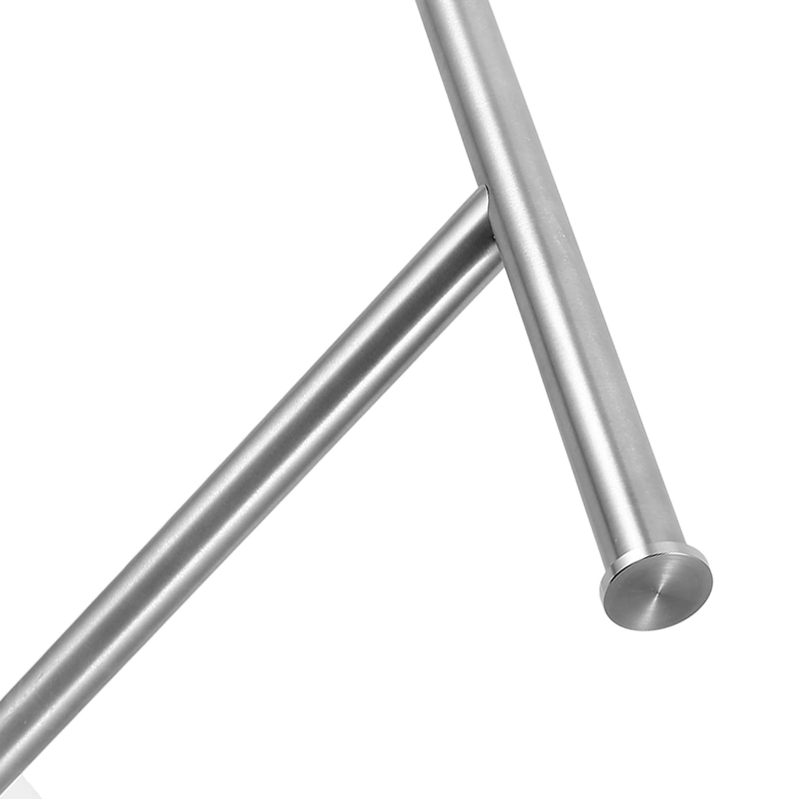 INOOMP Toallero de Sobremesa de Acero Inoxidable de 31.5 CM, Soporte para Toallas Base Antideslizante para Baño, Cocina y Dormitorio, Diseño Vertical para Ahorro de Espacio