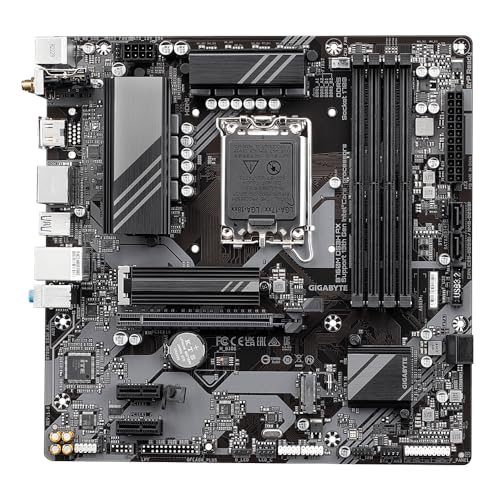 GIGABYTE B760M DS3H AX Scheda Madre - Supporta processori Intel Core 14ª generazione, VRM digitale a 6+2+1 fasi, fino a 7600MHz DDR5 (OC), 2x PCIe 4.0 M.2, Wi-Fi 6E, LAN 2.5GbE, USB 3.2 Gen 2 - Scheda madre - Immagine 2
