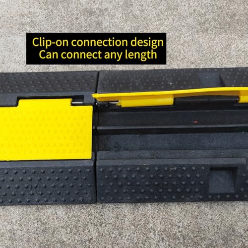Reductor de velocidad para entradas de vehículos con pasacables doble de seguridad 6