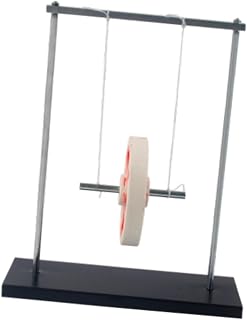 Pendulum Swinging Physics Teaching Aid Professional Maxwell Wheel Energy Conversion Demonstrator for School Teens 10.63x4.13x12.99inch