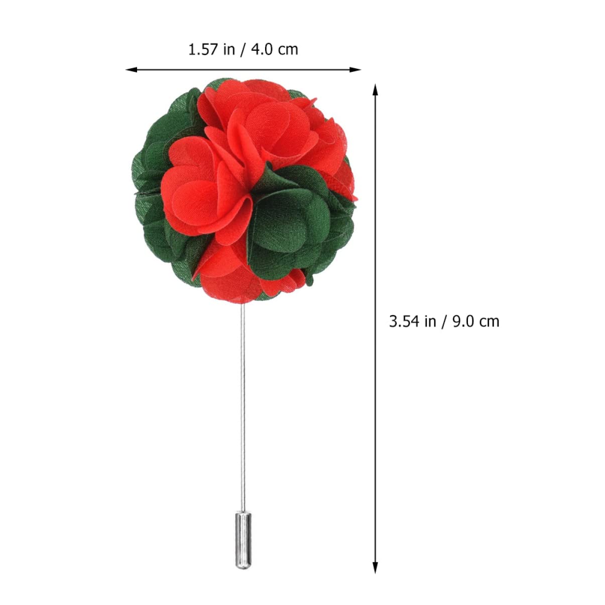 2 Juegos Ramillete De Vestido Presentes Para Mujer Men Broche De Collar Atar Cinturón Broche De Cuello Pasador De Creativo Aguja Larga De Metal (cobre) 16 Uds * 2