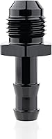 Vista 7 de 6AN - Adaptador recto macho a manguera de 3/8, accesorio de línea de combustible de púas giratorias de aluminio (anodizado negro)