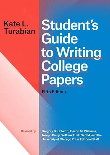 Student's Guide To Writing College Papers, Fifth Edition (Chicago Guides To Writing, Editing, And Publishing) #TOP11