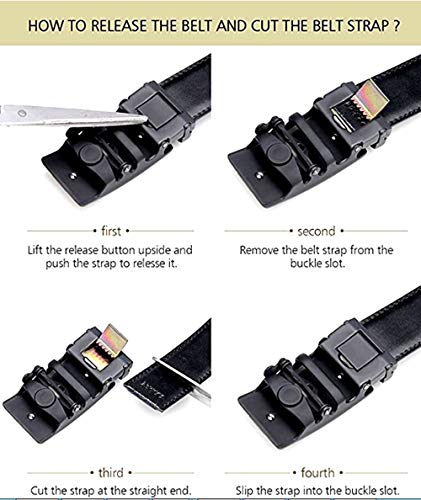 BOSSARON Cintura da Uomo in Vera Pelle, Cintura