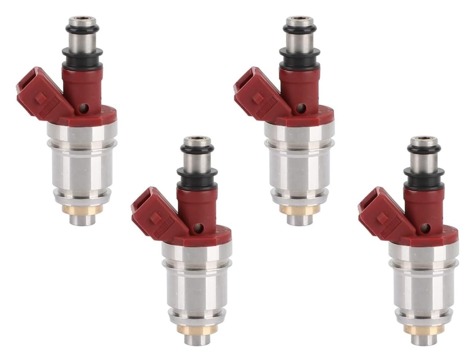 Qwqwfa One Color Petrol Fuel Injector For Pickup D21 2.4L I4 Fuel Injectors 1990 1991 1992 1993 1994 1995 16600-86G00 16600-86G10 Js21-1 Injector 4Pcs