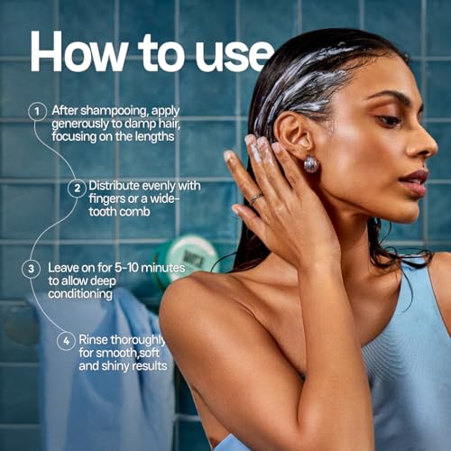 Image of Moxie Beauty Deep Dive Hair Mask | Deep Conditioner Hair Mask for Dry, Damaged & Frizzy Hair | Shea Butter, Cocoa Butter & Keratin Treatment | Smooth, Silky & Shiny Finish | Sulphate & Paraben Free Hydrating (100 ml)
