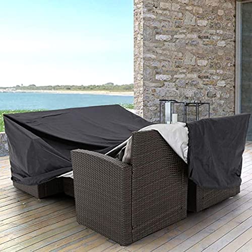 Gartenmöbel Abdeckung 300x250x105cm Abdeckplane Gartenmöbel 420D Oxford Wasserdicht UV-beständig Schutzhülle Terrasse… – Bild 7