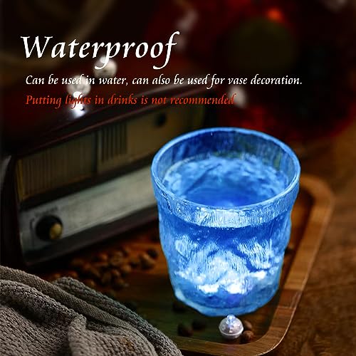 Image of 200pcs Balloon Lights Warm White Mini LED Lights Round Long Standby Time Multicolor Ball Lamps Paper Lantern for Easter Birthday Party Christmas Halloween Decoration Blue