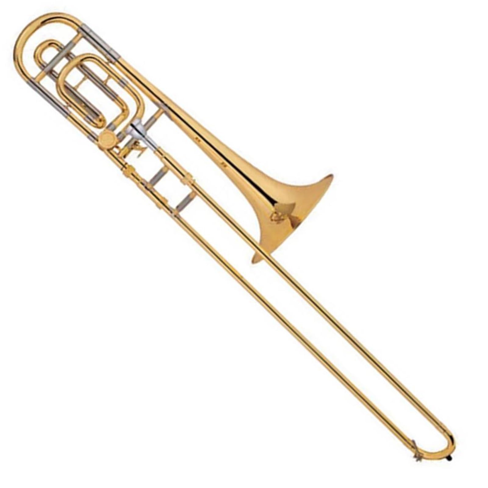 Trombón Vara De Afinación Para Trombón Tenor Lacada En Oro Instrumento De Viento Metal Profesional