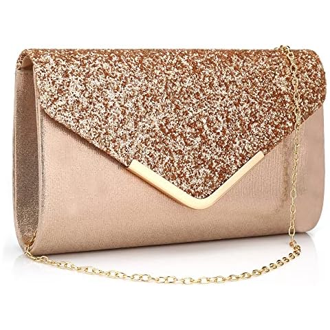 Milky Way Rose Gold Evening Clutch Bag Cover