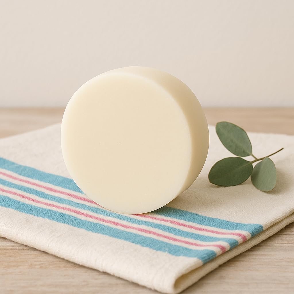 Organic Hemp Milk Baby Soap, Handmade Natural Baby Soap Bar, Gentle for Sensitive Skin, 100g, Made with Organic Olive Oil, Shea Butter