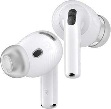 Gcioii 3 Pairs Ear Tips for AirPods 4 Noise Cancelling Earbuds Cover [Added Storage Pouch] Anti-Slip Accessories Compatible with Apple AirPods 4th Generation Translucent