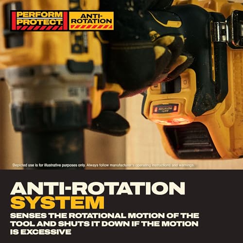 Image of DEWALT Drill Set 20V MAX XR, 1 /2 in. Brushless Cordless Drill Driver Kit With 5AH POWERSTACK Battery and Charger, LED Light, Dual Speed (DCD801H1)