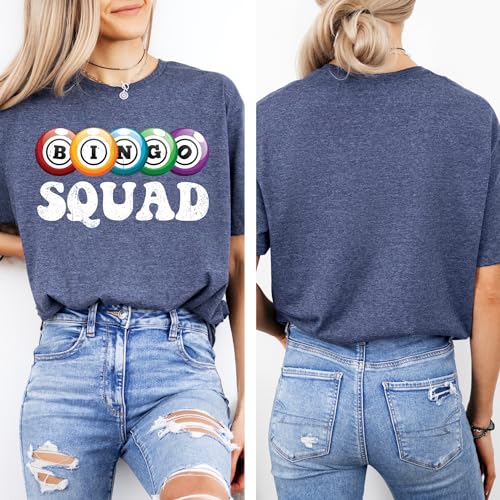 Bingo Squad T-Shirt – Fun Bingo Player Novelty Tee Unisex Lottery & Gambling Gift for Men & Women, Game Night3
