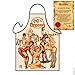 Kochschürzen Frauen - Sexy 60´s Dreams Pin up Girls - Grill Koch Küchenschürze Schürze Damen Set geil Bedruckt mit GRATIS Griller Urkunde