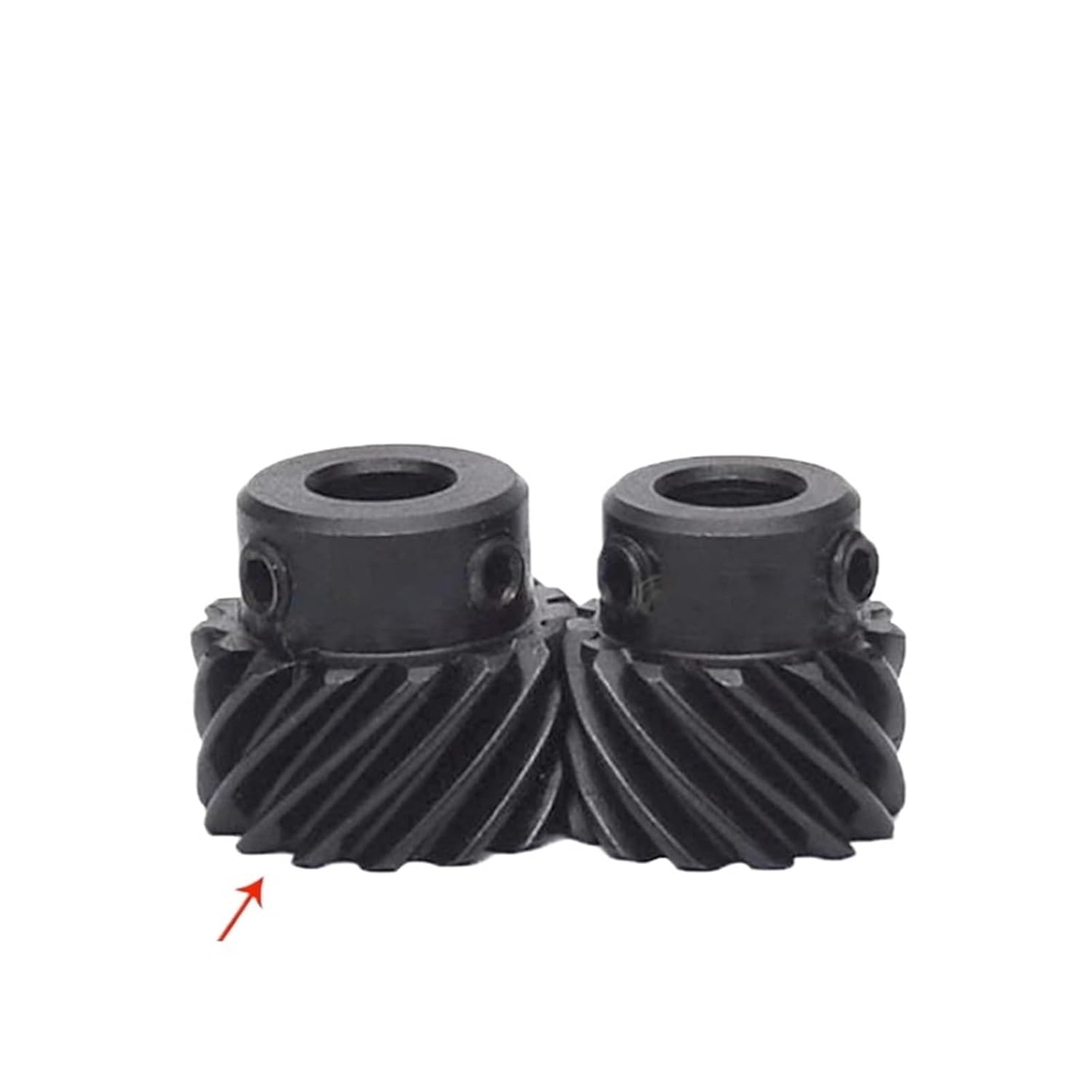 1M 13T 45 Degree Helical Gear 1 Mod 13 Teeth Left and Right Rotation Gear Bore 5 6 6.35 8 10mm 45# Steel 1Pcs(1M 13T-Bore 5mm,Left-Hand Gear)