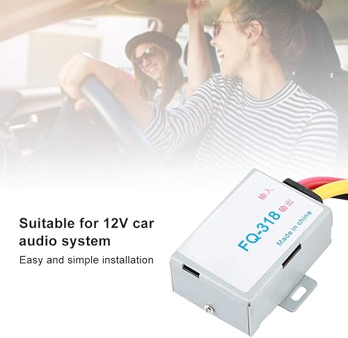 Miniatura 4 de Filtro de ruido de audio para automóvil, filtro supresor de ruido de 12 V, filtro de potencia de audio, reductor de ruido estéreo para sistema