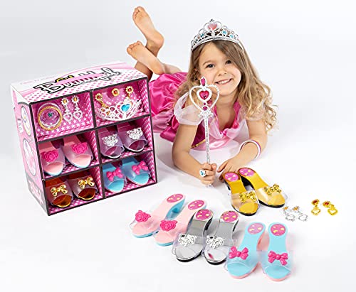Fash N Kolor SLIPPER VARIATION2 Princess Dress Up Pretend Play Shoes Set, Jewelry Boutique, Fashion Princess Toys Accessories thumb #2