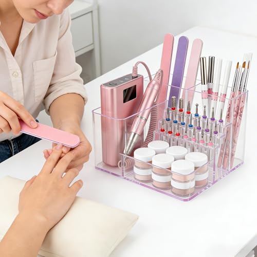Organizador Acrílico para Brocas de Uñas 21 Agujeros miniatura 7