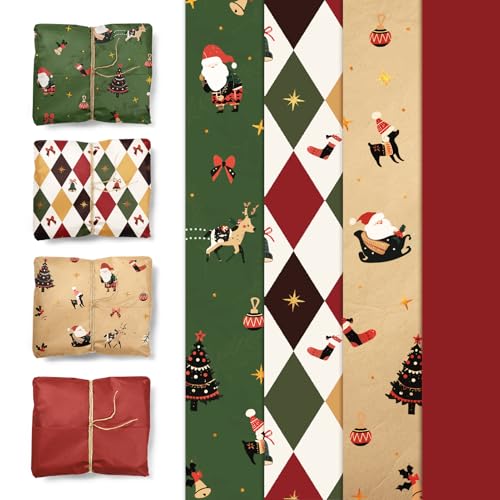 Papier cadeau de Noël idéal pour sublimer vos coffrets cadeaux et surprises