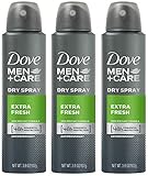 Dove Mens Antiperspirant Extra Fresh (Pack of 3)