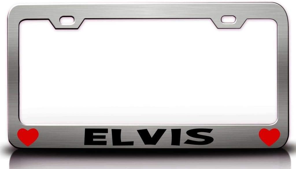 Elvis Male Name Metal Car SUV Truck License Plate Frame Ch j74
