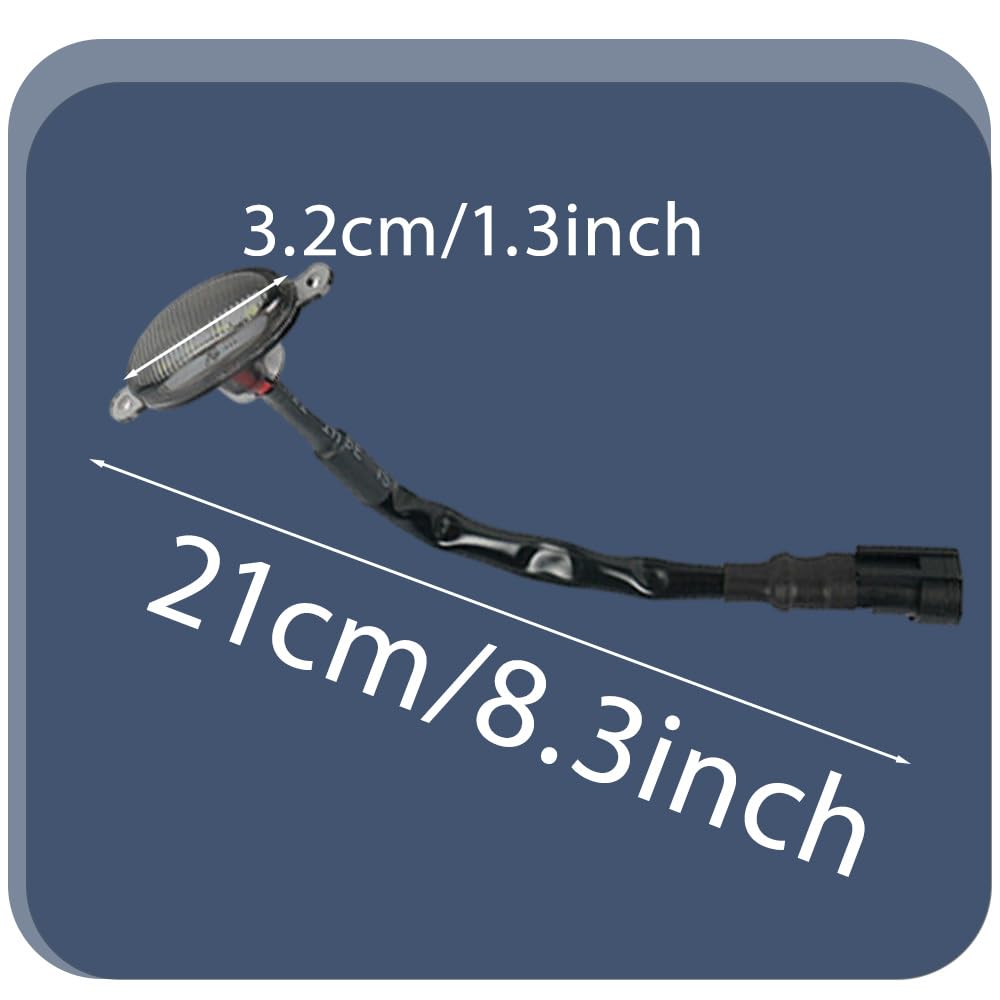 Riloer Zestaw świateł LED do kratki 12V w stylu Raptor, aftermarketowa kratka kompatybilna z kratką Ford F-150 Raptor Style 2004-2008, przyciemniana osłona/3 szt. bursztynowych świateł LED