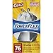 Glad Trash Bags, ForceFlex Tall Kitchen Drawstring Garbage Bags - Unscented - 13 Gallon - 76 count (Packaging May Vary)
