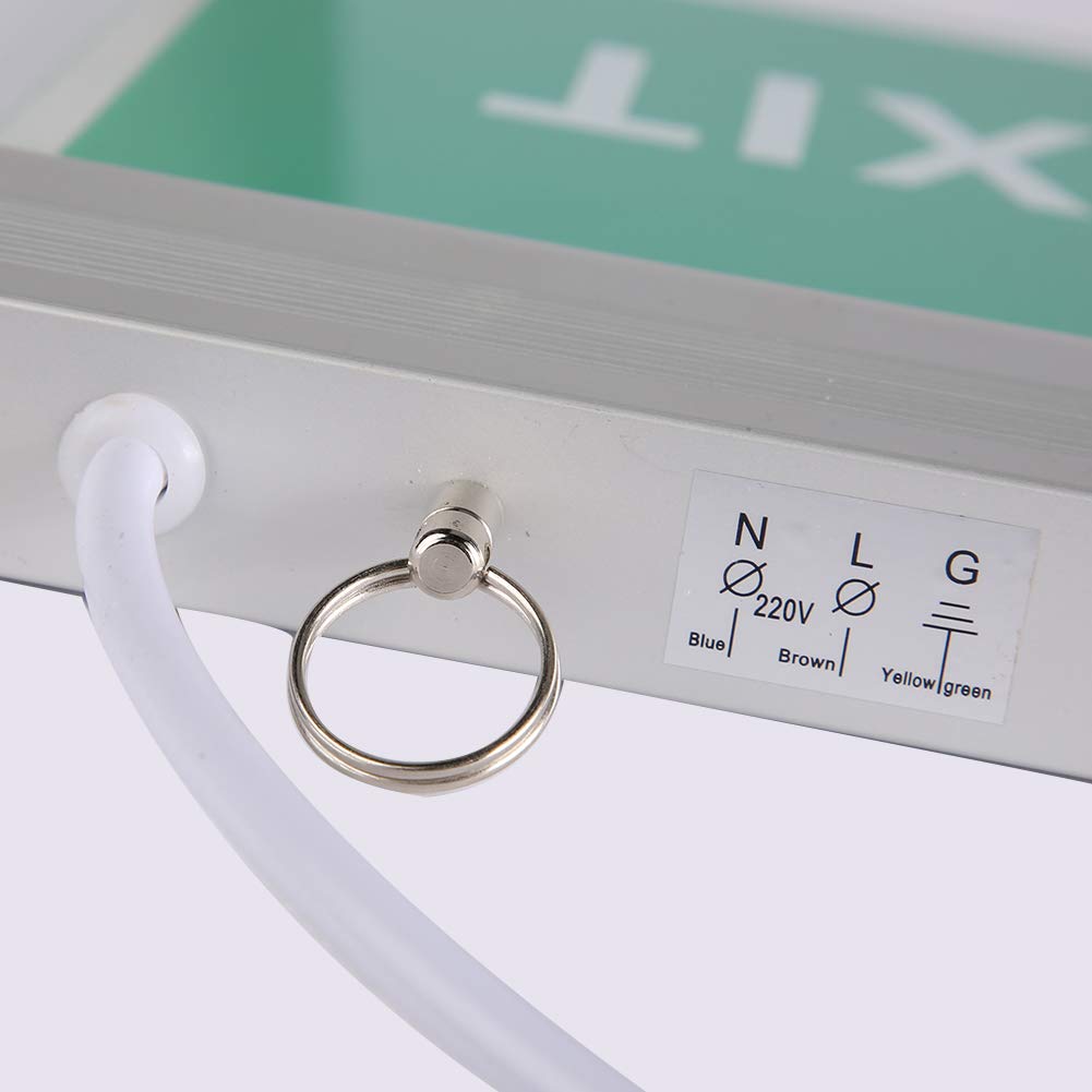 Amazon.co.jp: LED非常口 L LED誘導灯 壁直付形 片面灯 緊急避難用 高