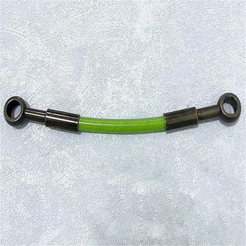Flexible de frein moto hydraulique tressé avec raccord banjo M10 0° longueur 80 cm