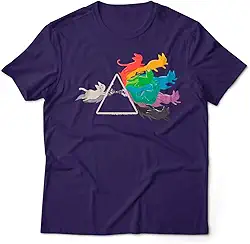 Camiseta Geek Unissex Gato Prisma Cats