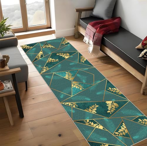 Alfombra de pasillo lavable que no se mueve, solución antideslizante para cocina y hogar 4