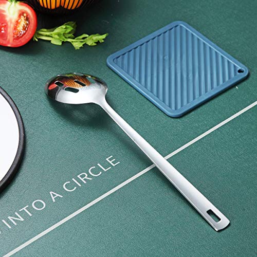 Image of Berglander Stainless Steel Slotted and Basting Spoon, Heat Resistant, Non-Stick, Dishwasher Safe, Easy to Clean