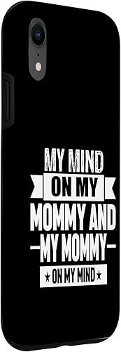 Miniatura 3 de My Mind On Mommy Parents Gift Mothers Day Graphic Design Art Case for iPhone XR