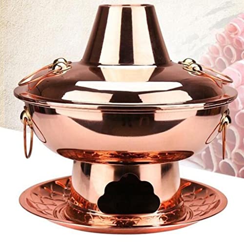 Olla China de Hot Pot de Cobre 38 cm miniatura 3