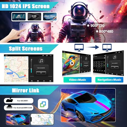 Radio para auto con pantalla táctil 9.7 pulgadas miniatura 6
