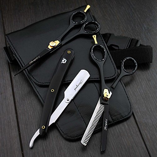 Professional Hairdressing Scissors Barber/Salon Shears SET 6" with Pouch& RAZOR