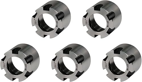 Miniatura 18 de ZAC ER32 Tuercas de sujeción 5 Uds. ER32-UM Tuercas de sujeción para mandril de fresado CNC, tornillo de rosca de torno M40x1.5