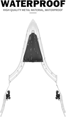 Miniatura 5 de HDBUBALUS Barra de asiento trasero desmontable para motocicleta, almohadilla para respaldo de pasajero Harley Softail Breakout 2013-2023 Fat Boy