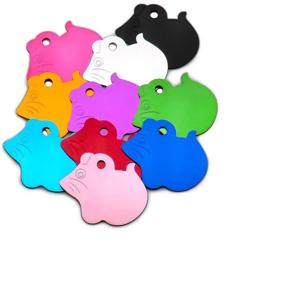 100 Pezzi Etichette Identificative Vuote Per Animali Domestici Etichette Fai Da Te Incise Per Cani E Gatti Etichette Personalizzate Per Animali Domestici Targhetta Identificativa In Alluminio P
