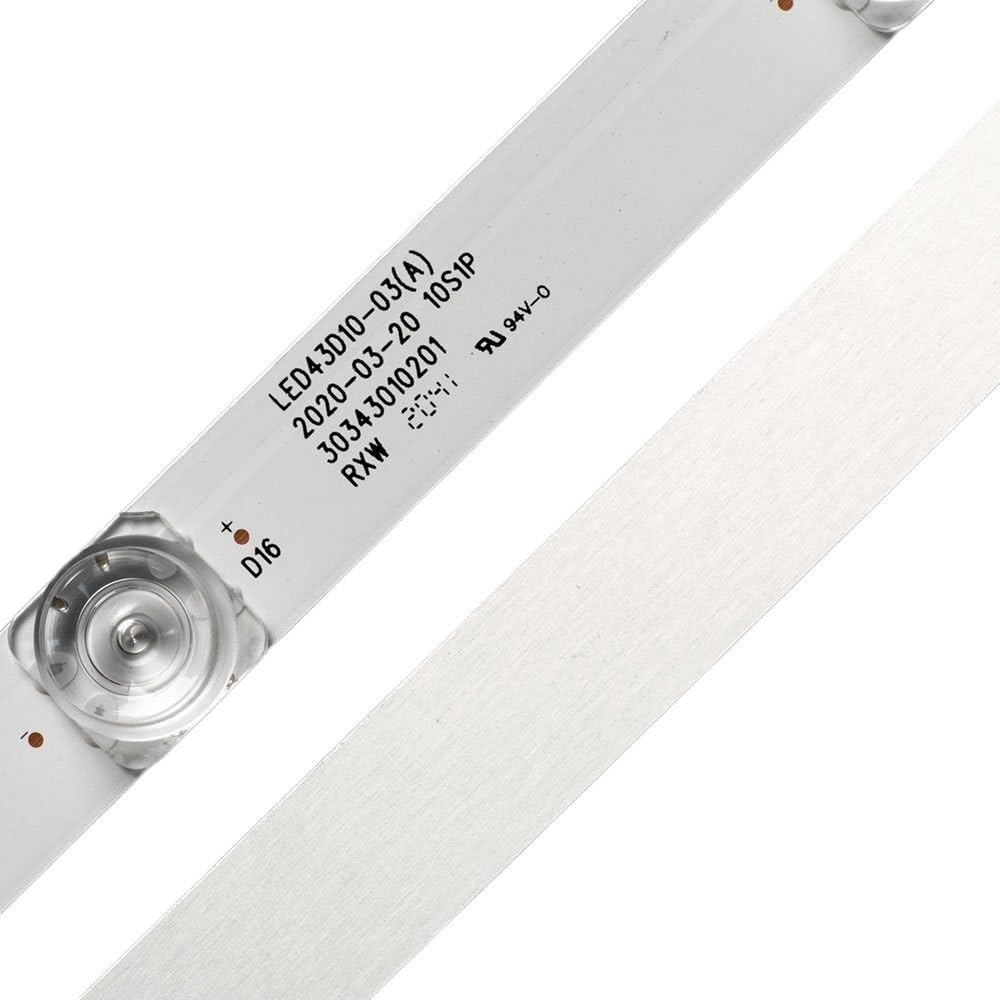 Adatto for Striscia di retroilluminazione for TV LCD Fit for Haier da 43 Pollici 10LED LED43D10A-ZC14FG-07