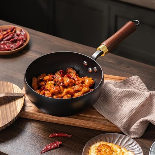 Mini Wok de Acero al Carbono con Tapa 20cm miniatura 7