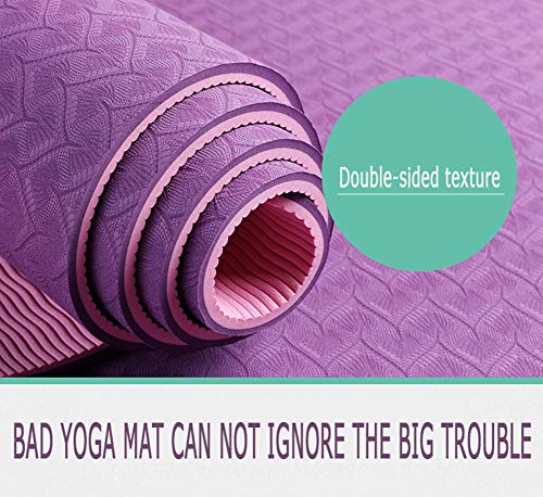 Grandcase Tapete Ioga para Exercícios Fitness Tapete Alta Densidade Antiderrapante Ioga Pilates e Gi