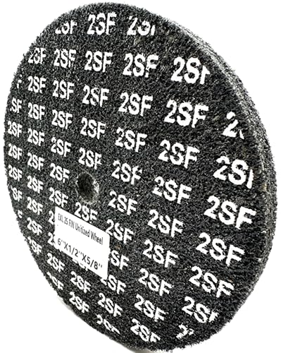 Image of EXL Unitized Wheel, Silicon Carbide, 6 inch Diameter x 1 /2 inch Wide x 5 /8 inch Arbor, 2S Fine | 15831 | (Pack of 1)